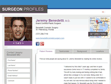 Tablet Screenshot of drjeremybenedetti.com